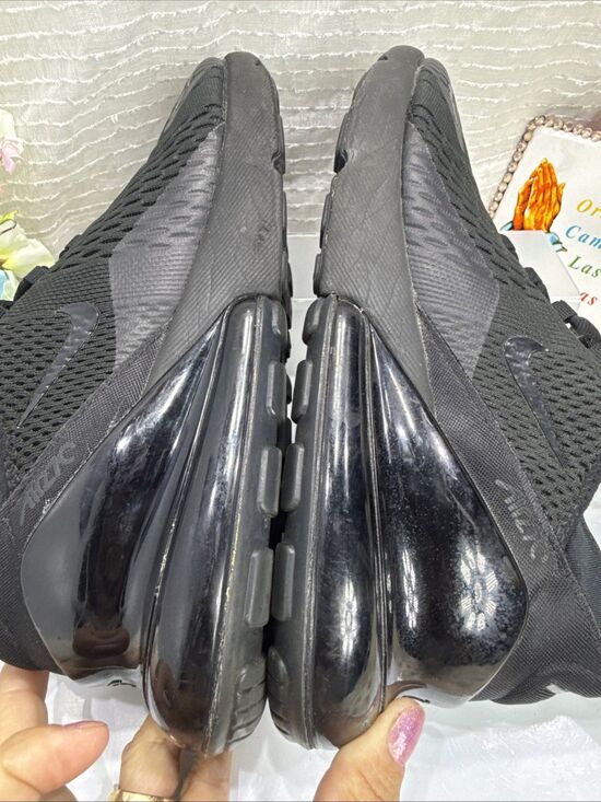 (B) Nike Air Max 270 Triple Black Casual Walking Sneakers Men,Sz 11.5,AH8050 005 main image 12